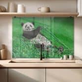 Spritzschutz Ben Heine - Glücklicher Panda 