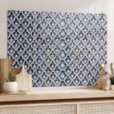Spritzschutz Moroccan Wall - Blau 
