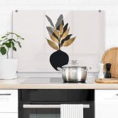 Kitchen Splashback Kubistika - Bouquet No. 5 