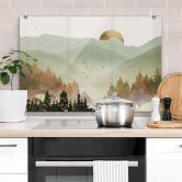 Spritzschutz SpaceFrog Designs - Herbstmorgen 