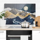 Spritzschutz Sternenhimmel im Winter - SpaceFrog Designs 