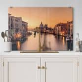 Spritzschutz Sonnenuntergang in Venedig - Zhang 