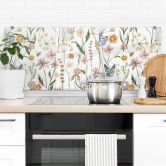 Spatscherm Lenteweide met vlinders - UN Designs 