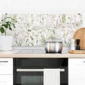 Spritzschutz Kräuter und Wildblumen - UN Designs - Panorama 