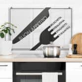 Spritzschutz Transparent - Buon Appetito 