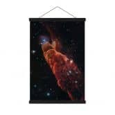 Affiche textile James Webb Telescope - Cyclone cosmique Herbig Haro 49/50 