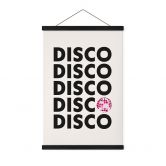 Affiche textile Retro Disco Vibes Typographie - Kerr-Dineen 