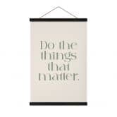 Stoffbild Do The Things That Matter - Prints by Ayleen 