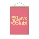 Stoffbild Self Love Club Pink - Prints by Ayleen 