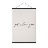 Stoffbild Ps. I love you - Liebesbotschaft für den Valentinstag 