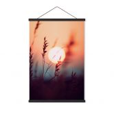 Stoffbild Gräser im Licht der glühenden Sonne - Treechild 