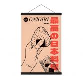 Stoffbild Küche - Onigiri - Japanische Reisbällchen - Gomes 