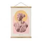 Stoffbild Statue der Göttin Artemis - Grace Digital Art 