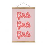 Affiche textile Kerr-Dineen - Girls Girls Girls 