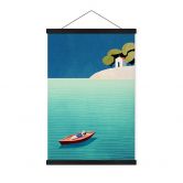 Affiche textile Sieste en été - Rivers 