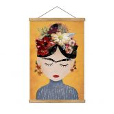 Stoffbild Treechild - Blumige Frida 