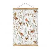 Stoffbild Spatzen und Rotkehlchen - UN Designs 