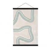 Stoffbild Kunstdruck - Abstracto Twist - uplusmestudio 