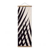 Textielposter 1X Studio - Zwart Palmblad 