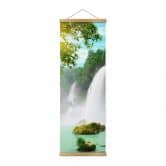 Affiche textile Lagon bleu 