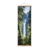 Affiche textile Colombo - Waterfall in the Forest 
