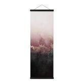 Affiche textile Fredriksson - Ciel Rose - Panorama 