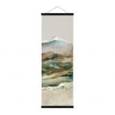 Affiche textile Montagnes abstraites - Hobday 
