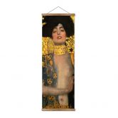 Stoffbild Klimt - Judith mit dem Haupt des Holofernes - Panorama 