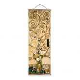 Leinwand, Banner, Stoffbild Klimt - Lebensbaum - Panorama 