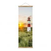 Affiche textile Phare de Sylt - Panorama 