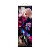 Affiche textile Treechild - Arrangement de fleurs vintage - Panorama 
