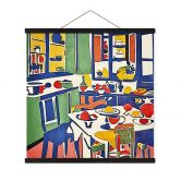 Textielposter In de keuken - Geïnspireerd door Matisse - Zamart 