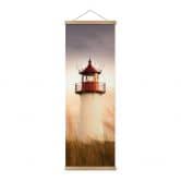 Affiche textile Phare sur la côte de Sylt - Eisenmann - Panorama 