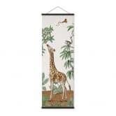 Affiche textile Animaux de la jungle - Kikki Belle - Panorama 