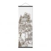 Stoffbild Wald mit Waldlandschaft in Beige - Ms Tiff - Panorama 