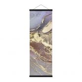Stoffbild Edle Strukturen in Gold und Violett - Shelest - Panorama 