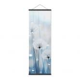 Affiche textile perles de rosée sur pissenlits - Treechild - Panorama 