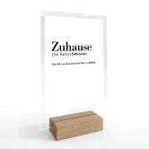 Tischaufsteller Grammatik - Zuhause 