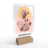 Acrylic glass table decoration Statue of the goddess Artemis - Grace Digital Art 