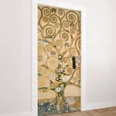 Türfolie Der Lebensbaum - Klimt - Selbstklebende Türdeko 