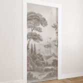 Deur folielandschap met tuinlandschap in beige - Ms Tiff 