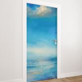 Door foil Endless expanse in blue - Schmucker 