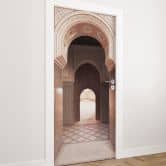 Door foil Oriental gate with mosaics - Sisi & Seb - Self-adhesive door decoration 