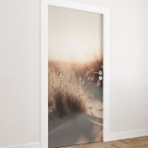 Door film sunset over the dunes - Treechild - Self-adhesive door decoration 