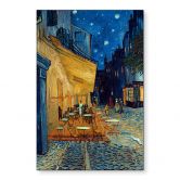 Wandbild van Gogh - Café-Terrasse am Abend - Alu-Dibond 
