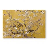 Wandbild van Gogh - Mandelblüte - ocker - Alu-Dibond 