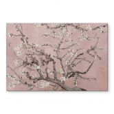 Wandbild van Gogh - Mandelblüte - rosé - Alu-Dibond 