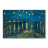 Wandbild van Gogh - Sternennacht 1888 - Alu-Dibond 