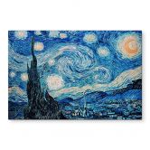 Wandbild van Gogh - Sternennacht 1889 - Alu-Dibond 