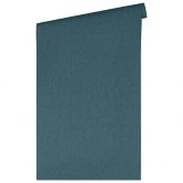 Versace Home Luxus Tapete Petrol Blau Uni Vliestapete einfabige Designertapete 